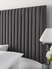 Catherine Lansfield Charcoal Grey Headboard - Image 2 of 3