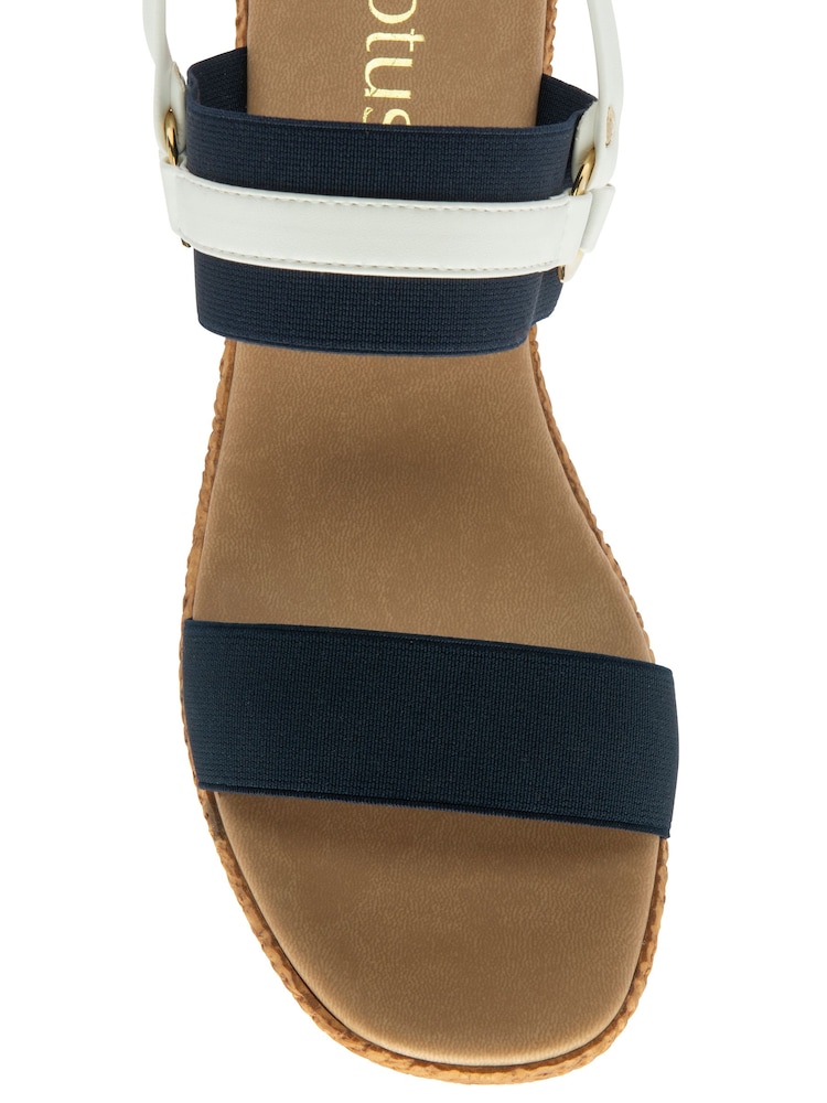 Sandalias de cuña con puntera abierta de Lotus - Imagen 4 de 4