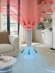 Morphy Richards White FlexiFreeze 2 in 1 Tower Fan  Air Cooler with Remote Control - Image 6 of 6