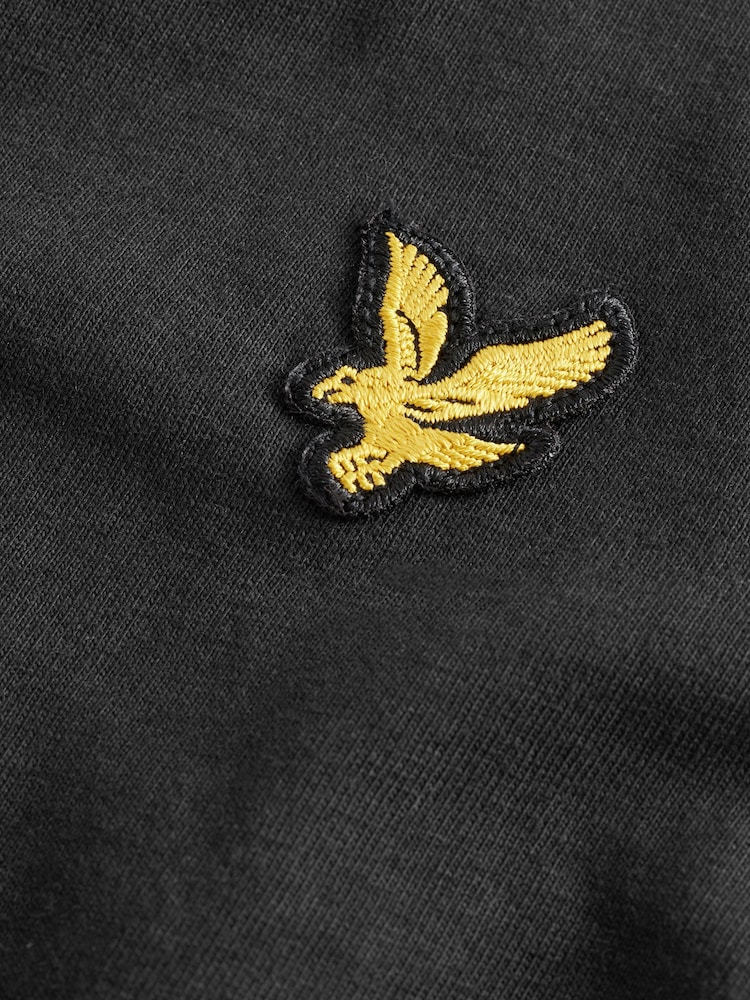 Lyle & Scott Black Cotton Long Sleeve T-Shirt - Image 7 of 7