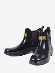 Barbour® International Black Assen Chelsea Wellington Boots - Image 4 of 6