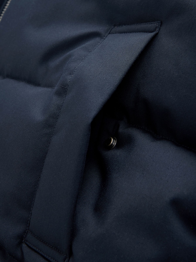 Navy Blue Funnel Neck Gilet - Image 9 of 9