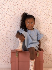 Little Dutch Pink Rainboots Flowers and Butterflies 24/25 - Image 3 of 4
