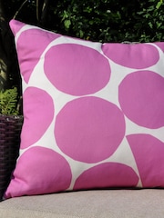 Fusion Pink Ingo Outdoor 100% Cotton Cushion - Image 1 of 5