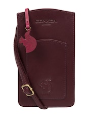 Conkca Siren Leather Cross-Body Phone Bag - Image 1 of 1