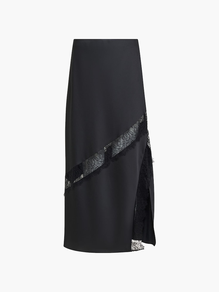 Jupe midi nuisette en dentelle French Connection Dahlia - Image 6 de 6