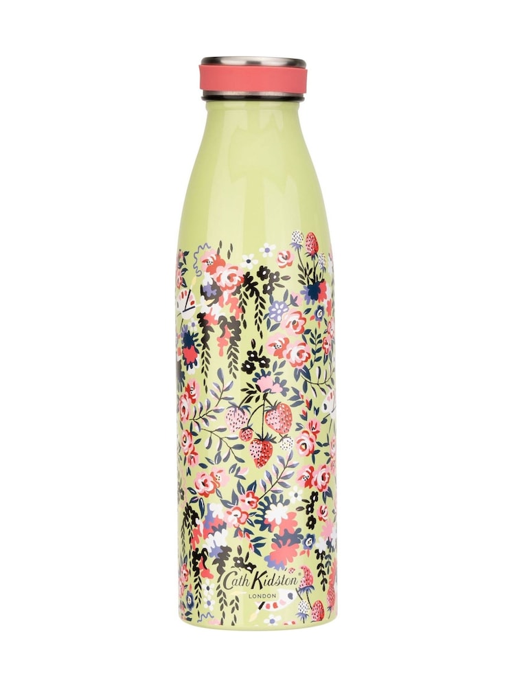 Cath Kidston Green Water Bottle Stainless Steel 460ml - Image 1 of 2
