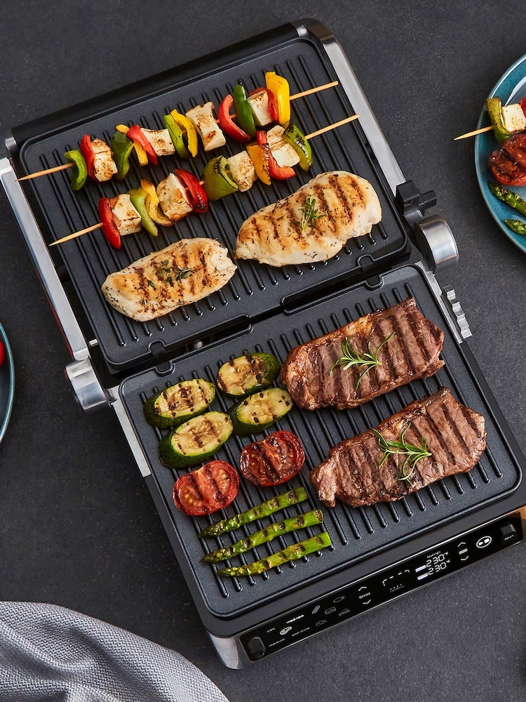 Morphy Richards Black ThermoGrill Contact Grill with Temperature Probe - Image 2 of 5 Morphy Richards Black ThermoGrill Contact Grill with Temperature Probe - Image 2 of 5