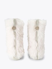 Kurt Geiger London White Knee Shearling Snow Boots - Image 4 of 5