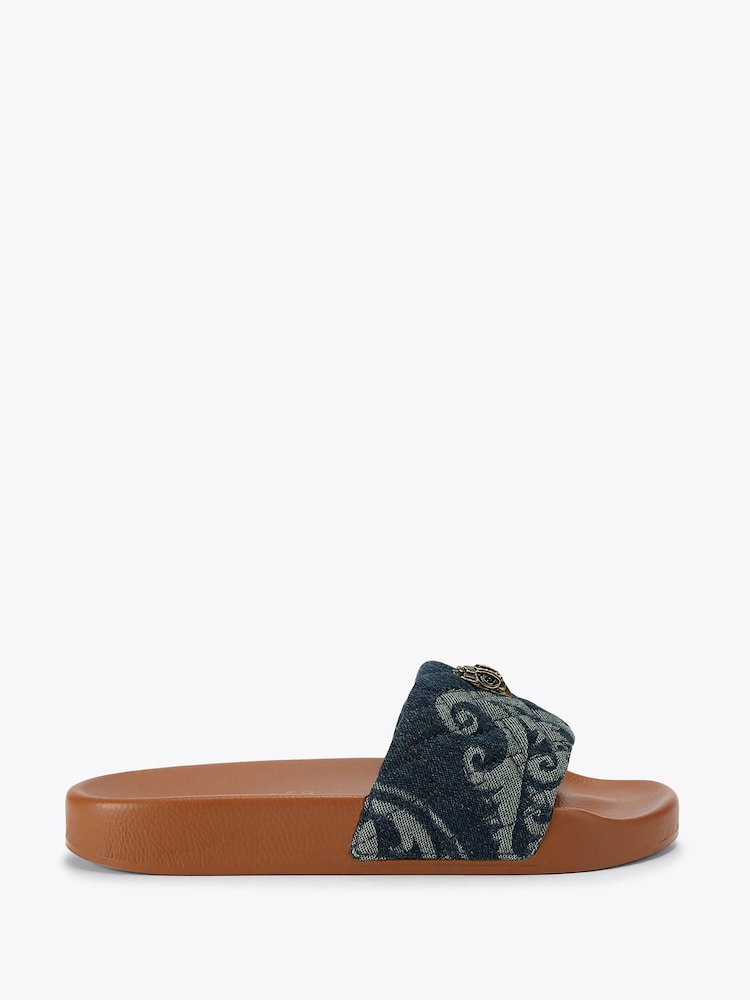 Kurt Geiger London Blue Meena Eagle Sandals - Image 1 of 4