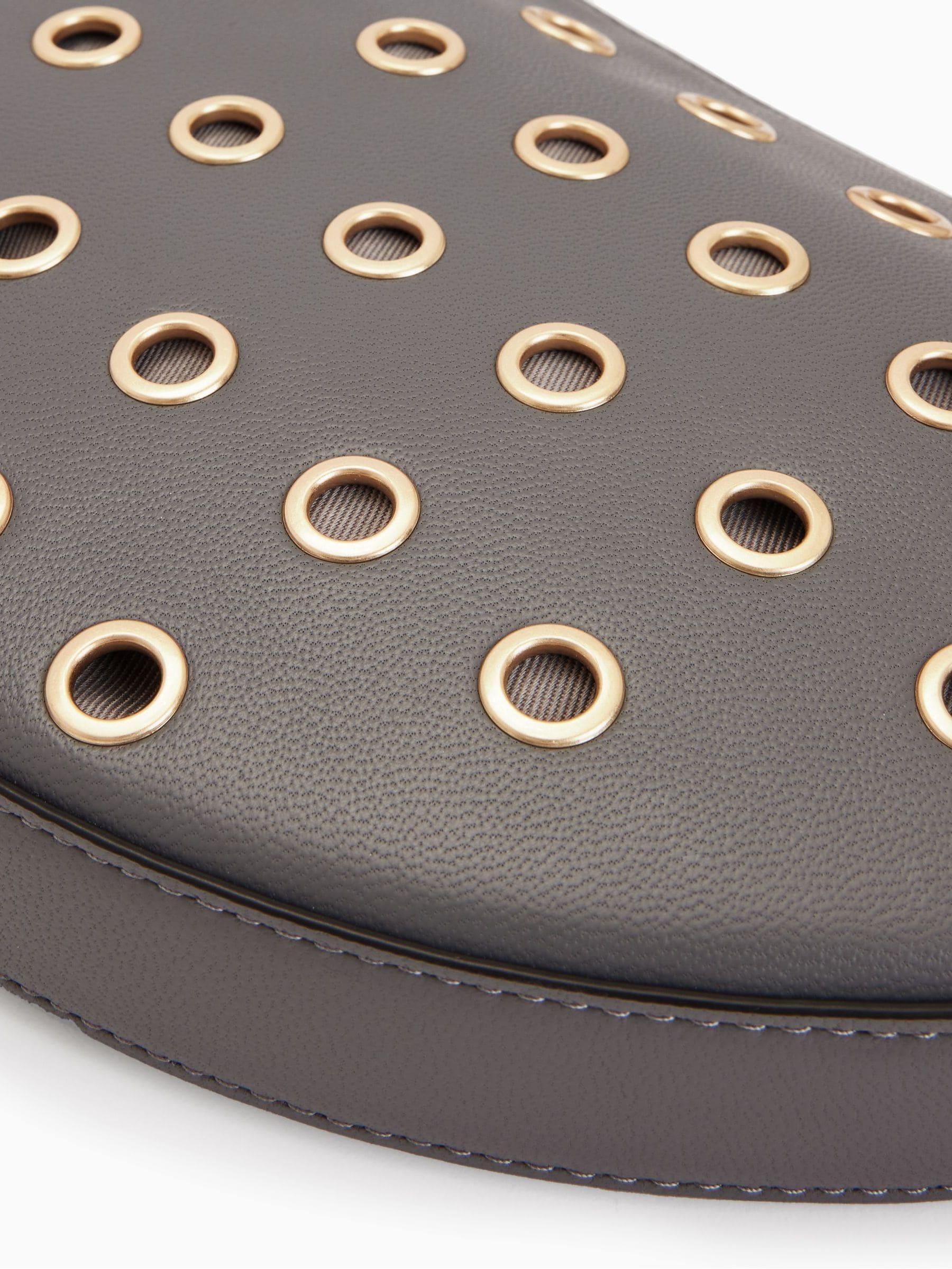 Buy AllSaints Grey Half Moon Eyelet Bag from Next USA Buy AllSaints Grey Half Moon Eyelet Bag from Next USA