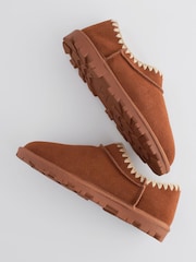 Chestnut Brown Shoot Slippers - Image 4 of 7