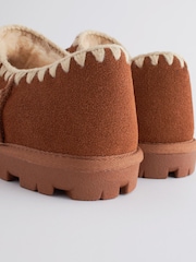 Chestnut Brown Shoot Slippers - Image 5 of 7