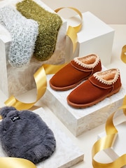 Chestnut Brown Shoot Slippers - Image 7 of 7
