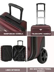 Flight Knight 45x36x20cm EasyJet Underseat 2 Wheel ABS Hard Case Cabin Carry On Hand Luggage - Image 4 of 8