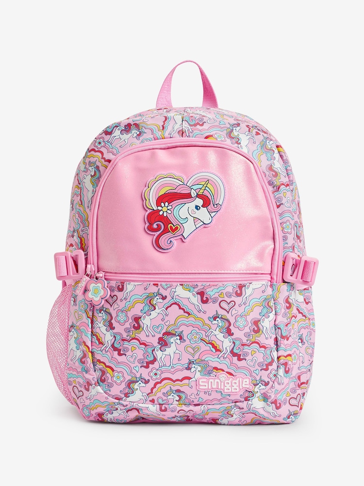 Smiggle Pink Wild Side Classic Attach Backpack - Image 1 of 4