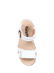 Pavers Easy FIt Enrichetta Extra Wide 6E Fit White Sandals - Image 4 of 5