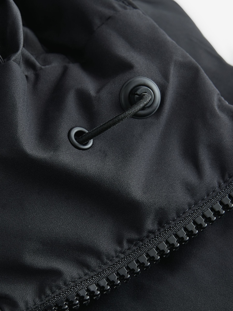 Black Shower Resistant Hooded Gilet - Image 14 of 15