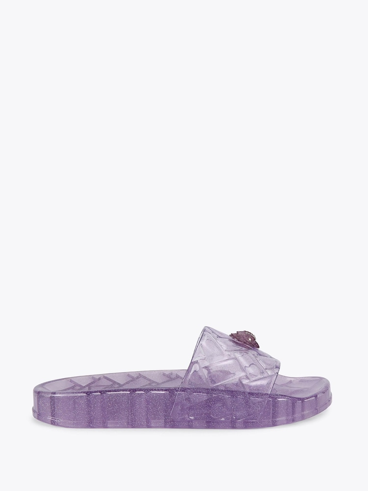 Kurt Geiger London Purple Meena Jelly Sandals - Image 1 of 5 Kurt Geiger London Purple Meena Jelly Sandals - Image 1 of 5