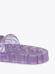 Kurt Geiger London Purple Meena Jelly Sandals - Image 4 of 5