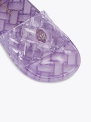 Kurt Geiger London Purple Meena Jelly Sandals - Image 5 of 5