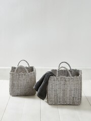 Set mit 2 Aufbewahrungskörben aus Kunststoff - Bild 2 von 3