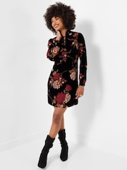 Joe Browns Black Divine Devore Tunic Dress - Image 5 of 7