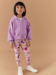 Pink Floral Printed Leggings (3-16yrs) - Image 1 of 7