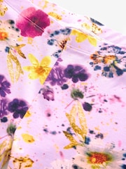 Pink Floral Printed Leggings (3-16yrs) - Image 3 of 7