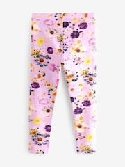 Pink Floral Printed Leggings (3-16yrs) - Image 6 of 7