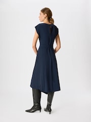 Whistles Pleat Detail Asymmetric Dress - Bild 4 av 5