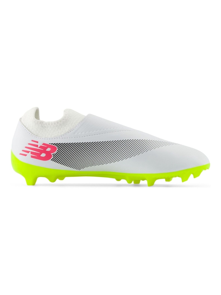 New Balance White Mens Furon Firm Ground Football Boots - Image 1 of 8