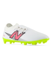 New Balance White Mens Furon Firm Ground Football Boots - Image 5 of 8