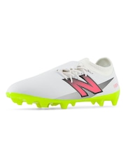 New Balance White Mens Furon Firm Ground Football Boots - Image 6 of 8