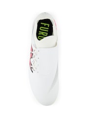 New Balance White Mens Furon Firm Ground Football Boots - Image 8 of 8
