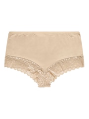 Yours Curve Natural Lace Back Full Briefs 3 Pack - Image 8 of 8