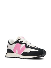 New Balance Black/Pink 327 Trainers - Image 3 of 11