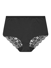 Yours Curve Green Lace Back Full Briefs 3 Pack - Image 7 of 8