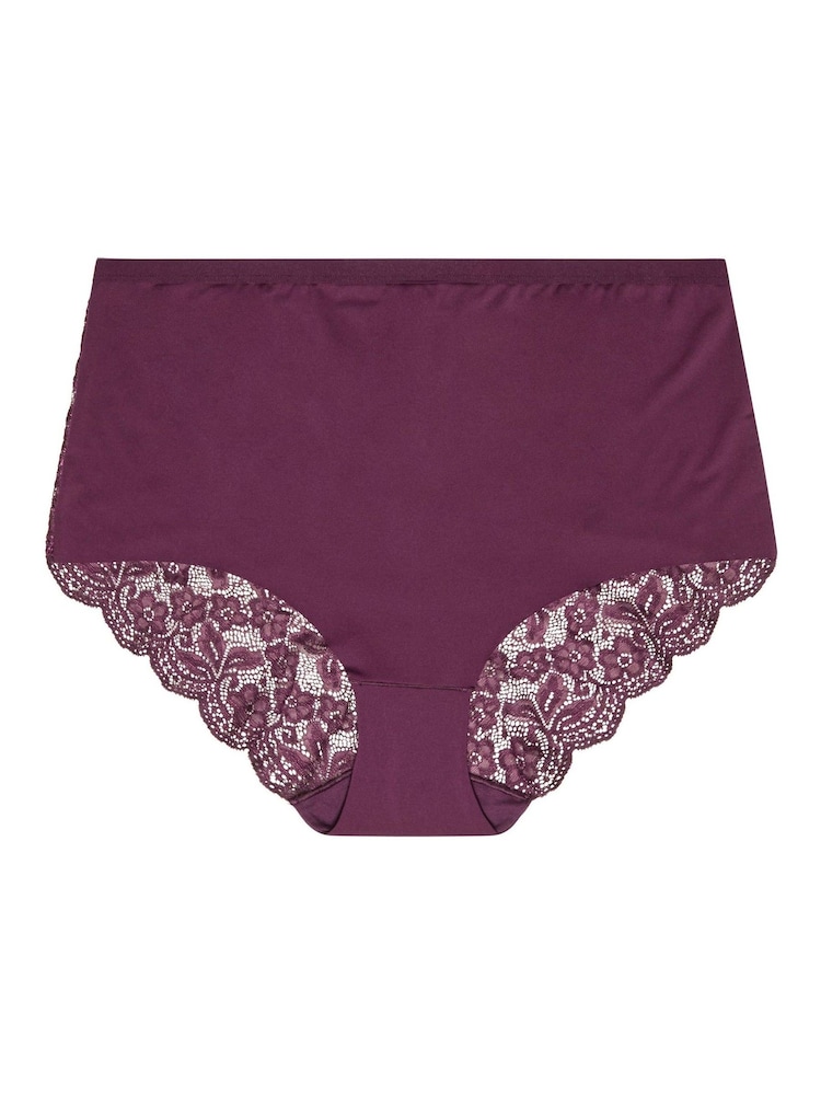 Yours Curve Green Lace Back Full Briefs 3 Pack - Image 8 of 8 Yours Curve Green Lace Back Full Briefs 3 Pack - Image 8 of 8