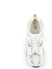 New Balance White/Pink Girls 530 Trainers - Image 7 of 9