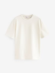 Charcoal/Sage/White Relaxed Fit Heavyweight 100% Cotton T-Shirts 3 Pack - Image 11 of 14