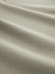 Charcoal/Sage/White Relaxed Fit Heavyweight 100% Cotton T-Shirts 3 Pack - Image 14 of 14