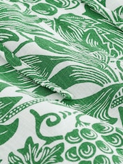 Morris & Co. Sunflower Tie Neck Linen Blend Summer Dress - Image 6 of 6