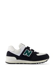 New Balance Black 574 Trainers - Image 1 of 7