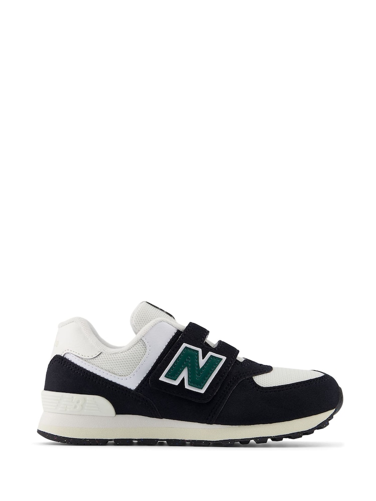 New Balance Black 574 Trainers - Image 1 of 7