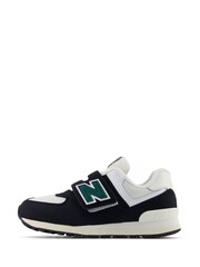New Balance Black 574 Trainers - Image 2 of 7
