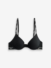 Victoria's Secret Pink Black/White Push Up 2 Pack Logo Bra - Image 3 of 8