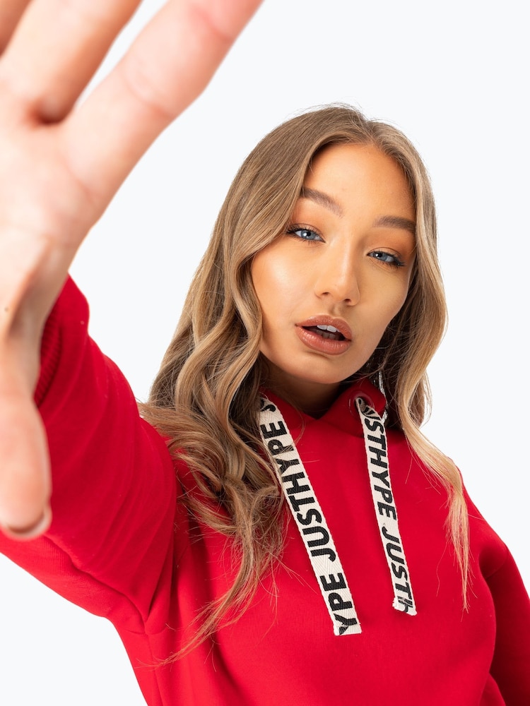 Hype Womens Drawcord Hoodie - Image 3 of 5