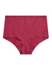 Punainen - Yours Curve Full Lyhyet alushousut 5 Pack - Kuva 4 / 9