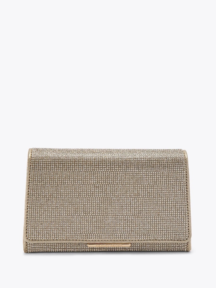 KG Kurt Geiger Gold Abra Gem Bag - Image 1 of 4